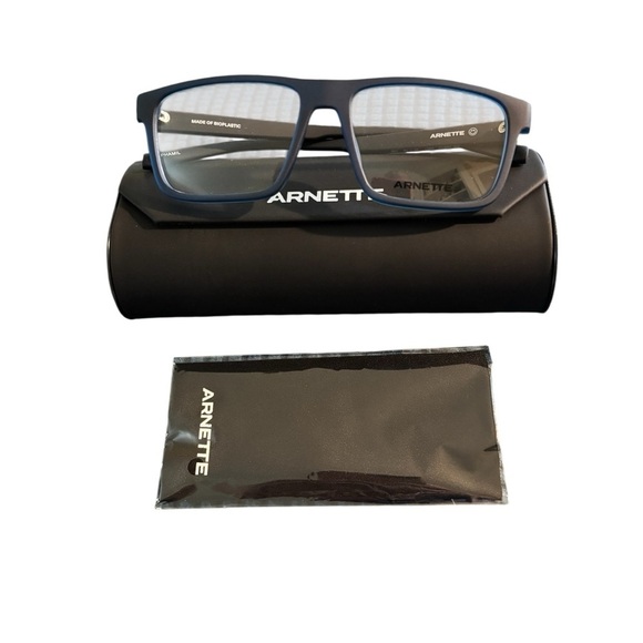 Arnette AN7251U PHAMIL Blue Light Blocking LensesIn Frosted Blue With Case/Cloth - Picture 6 of 6